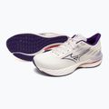 Women's running shoes Mizuno Wave Inspire 21 snow white/vintage indigo/camellia rose 11