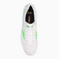 Men's football boots Mizuno Morelia II Japan Md white/neon green/galaxy silver 5