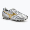 Men's football boots Mizuno Morelia Dna Japan Md galaxy silver/gold/gold