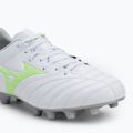 Men's football boots Mizuno Monarcida Neo III Select Md white/neon green 7
