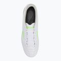 Men's football boots Mizuno Morelia Neo IV Pro Md white/neon green/cool gray 3c 5