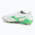 Men's football boots Mizuno Morelia Neo IV β Japan Md white/neon green/cool gray 3c 3