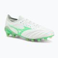 Men's football boots Mizuno Morelia Neo IV Β Elite MD white/neon green/cool gray 3c