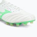 Men's football boots Mizuno Morelia Neo IV Β Elite MD white/neon green/cool gray 3c 7