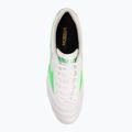 Men's football boots Mizuno Morelia II Elite Md white/neon green/galaxy silver 5