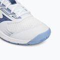 Mizuno Cyclone Speed 5 volleyball shoes white/bellwether blue/bel air blue 7