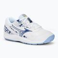 Children's shoes Mizuno Stealth Star 3 white/bellwether blue/belairblu