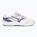 Mizuno Cyclone Speed 5 volleyball shoes white/violet indigo/camellia rose 2