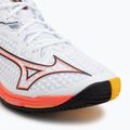 Men's tennis shoes Mizuno Wave Exceed Tour 6 AC white/fiery coral 2/citrus 7