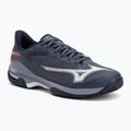 Mizuno Wave Exceed Court CC tennis shoes odyssey gray/white/blue granite