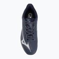 Mizuno Wave Exceed Court CC tennis shoes odyssey gray/white/blue granite 5