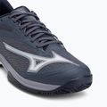Mizuno Wave Exceed Court CC tennis shoes odyssey gray/white/blue granite 7
