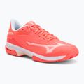 Women's tennis shoes Mizuno Wave Exceed Court CC W calypso coral/white/barely pink