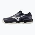 Mizuno Break Shot 5 CC tennis shoes odyssey gray/white/blue granite 8