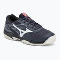 Mizuno Break Shot 5 CC tennis shoes odyssey gray/white/blue granite