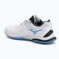 Mizuno Wave Fang 2 badminton shoe white/pink tetra/all abroad 3