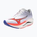 Men's running shoes Mizuno Wave Rebellion Flash 3 white/fiery coral 2/iris bloom 3