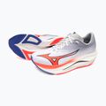 Men's running shoes Mizuno Wave Rebellion Flash 3 white/fiery coral 2/iris bloom 9