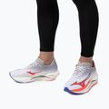 Men's running shoes Mizuno Wave Rebellion Flash 3 white/fiery coral 2/iris bloom 10