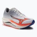 Men's running shoes Mizuno Wave Rebellion Flash 3 white/fiery coral 2/iris bloom