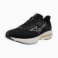 Men's running shoes Mizuno Wave Inspire 21 black/white/vibrant yellow 10