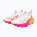 Mizuno Neo Vista 2 white/white/pink tetra running shoe 8