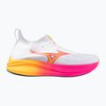 Mizuno Neo Zen white/tang orange/pink tetra running shoe 8