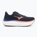 Women's running shoes Mizuno Wave Sky 9 odyssey gray/striking coral/iris bloom 2
