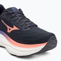 Women's running shoes Mizuno Wave Sky 9 odyssey gray/striking coral/iris bloom 7