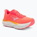 Women's running shoes Mizuno Wave Sky 9 striking coral/baseball white/citrus