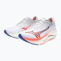 Women's running shoes Mizuno Wave Rebellion Flash 3 white/striking coral/iris bloom 15