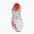 Women's running shoes Mizuno Wave Rebellion Flash 3 white/striking coral/iris bloom 5