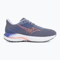 Women's running shoes Mizuno Wave Inspire 21 blue granite/striking coral/irisbloom 2