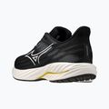 Women's running shoes Mizuno Wave Inspire 21 black/white/vibrant yellow 4