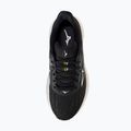 Women's running shoes Mizuno Wave Inspire 21 black/white/vibrant yellow 7