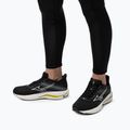 Women's running shoes Mizuno Wave Inspire 21 black/white/vibrant yellow 10