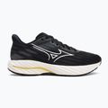Women's running shoes Mizuno Wave Inspire 21 black/white/vibrant yellow 2