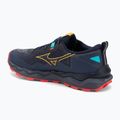 Men's running shoes Mizuno Wave Daichi 9 baritone blue/citrus/fiery coral 2 3