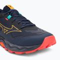 Men's running shoes Mizuno Wave Daichi 9 baritone blue/citrus/fiery coral 2 7