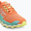 Women's running shoes Mizuno Wave Mujin 11 fresh salmon/pristine/sharp green 7