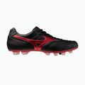 Men's Mizuno Morelia II Elite FG football boots black/morelia 40th red/black sand 8