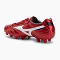 Mizuno Morelia II Club FG football boots 40th red/white/black 3