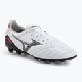 Men's football boots Mizuno Morelia Neo IV Pro MD white/black/chinese red