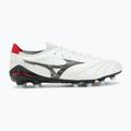Men's football boots Mizuno Morelia Neo IV Β Elite MD white/black/chinese red 2