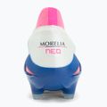 Men's football boots Mizuno Morelia Neo IV Β Elite MD white/tanager turquoise/pink tetra 6