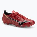 Men's football boots Mizuno α II Pro Md morelia 40th red/black/gold