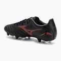 Men's Mizuno Morelia Neo IV Pro Mix black/morelia 40th red/black football boots 3