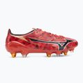 Men's soccer shoes Mizuno α II Japan Mix apricot 40th red/black/gold 2