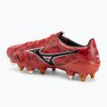 Men's soccer shoes Mizuno α II Japan Mix apricot 40th red/black/gold 3