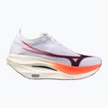 Mizuno Wave Rebellion Pro 3 running shoe white/baritone blue/fiery cora